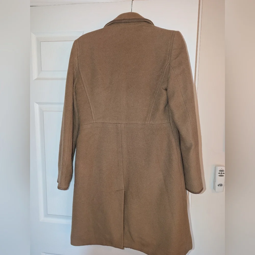 Coach Women's Wool Trench Coat Size Medium - Picture 5 of 8